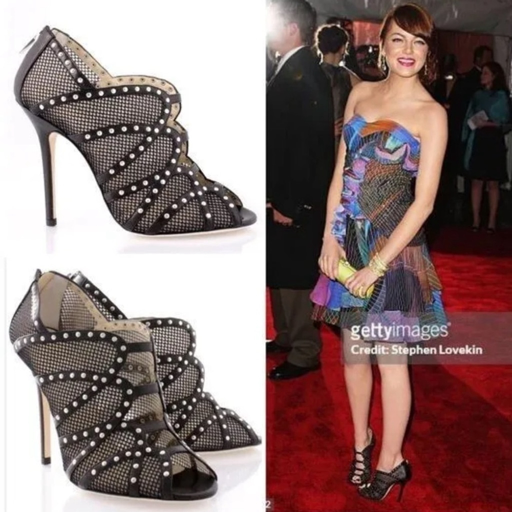 Jimmy Choo‎ Karina studs leather shoes size 40